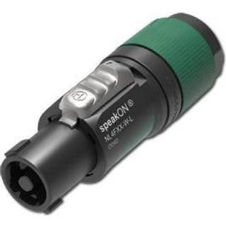 Neutrik Speakon stik, 4 polet hun (NL4FXX-W-L) | PRIS-MATCH