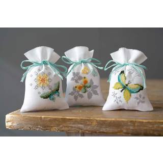 Vervaco Cross Stitch Bag Kit sommerfugle (s?t 3) PN-0164285