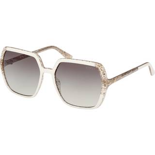 Guess GU7883 21P 56 Solbriller Kvinder Hvid - Glitter Gold White - 56mm