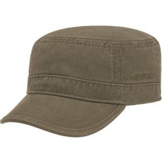 Stetson Grøn Stetson Army Cap i 100% Bomuld, 57 (M) / Grøn Army / Army Cap