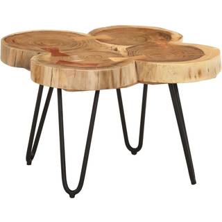 sofabord 36 cm 4 stammer massivt akacietræ