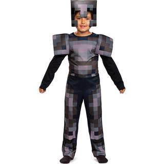 Forkl?dning Minecraft Costume Officiel Nether Armor Outfit til b?rn Minecraft Costume Classic Child St?rrelse Medium (7-8)