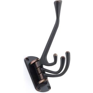 Richelieu Hardware 76464Bag Nystrom Triple Utility Drejekrog B?rstet oli-rubbet bronze