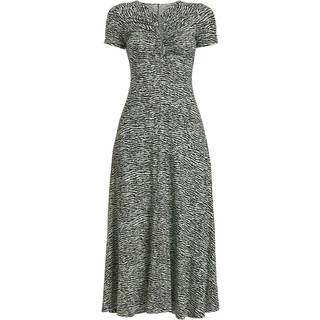 Proenza Schouler White Label zebra-print keyhole maxi dress - black - M