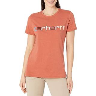 CARHARTT® LIGHTWEIGHT S/S T-SHIRT (WOMANS) TERRACOTTA RED SIZE XS