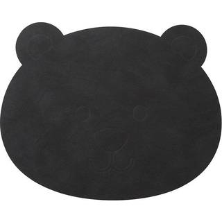 LindDNA - Dækkeserviet - Kids Table Mat "Bear" - Nupo black