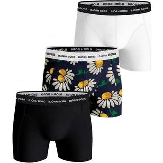 Björn Borg 3-pak Essential Shorts 2033 - Black floral - X-Large * Kampagne *