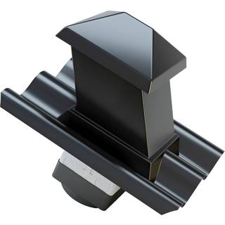 Swisspearl taghætte sortblå B6 15-45 m/isorør + overgang 994651 150x150mm