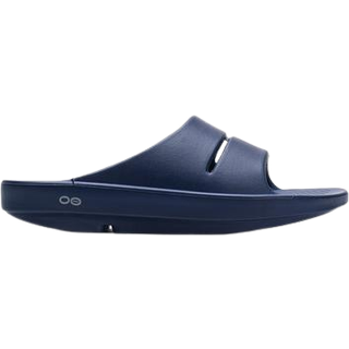 Oofos Ooahh Slide Sandal Str. 40 - Optimal Recovery Sko til Træning i Blå til Mænd/Damer