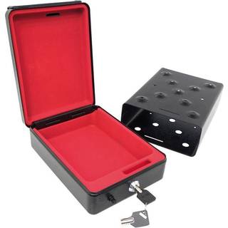 Sikkerhedsboks Med 2x nøgler - Robust stål materiale - 22,5x16x7,5cm