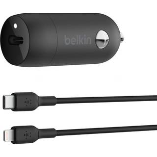 Belkin BoostCharge 30W USB-C Car Charger + USB-C to Lightning cable