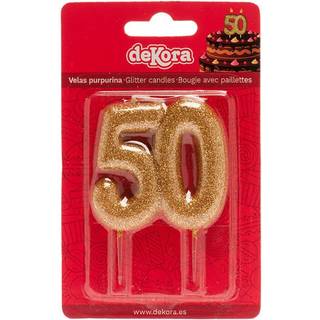 Kagelys, Guldbryllup/50 års - Dekora