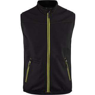 Blåkläder 3850 Softshell Vest / Softshell Vest - 2XL - Sort/High Vis Gul