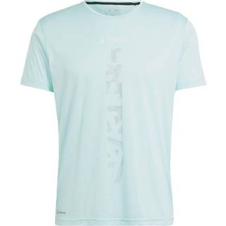 adidas Dame T-shirt L - Blå, Reflekser, 100% Genanvendte Materialer, Aeroready