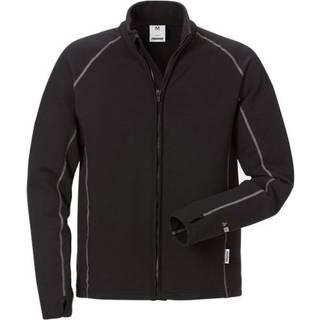 Fristads 121649 Flamestat fleece jakke 7044 / Arbejdsjakke Sort 2XL