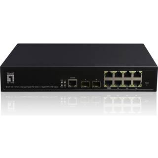 LevelOne GEP-1061 Switch 10-porte Gigabit  PoE+