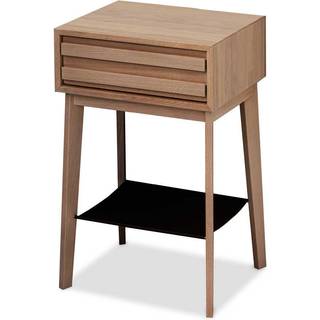 Jensen Eicon sengebord (Sortbejdset eg)