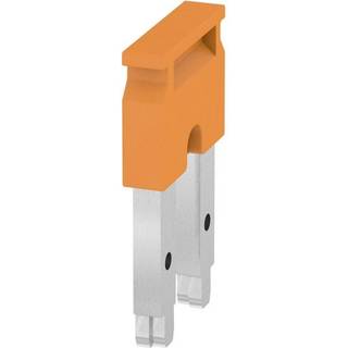 Weidmüller Laske isoleret 2 polet orange, push in