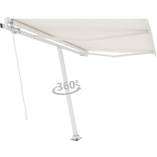Fritstående Markise Automatisk Betjening - Creme / 350 x 250 cm