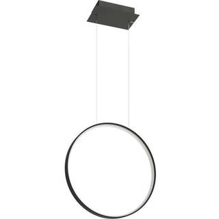 LED-hængelampe Rio 55, lodret 3.000 K sort