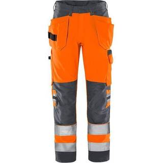 Fristads 2641 GPLU Håndværkerbukser Høj synlighed orange/grå Hi-Vis Orange/Grå