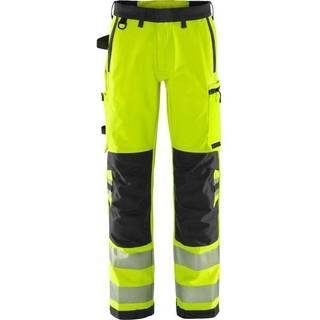 Fristads 2645 GSTP Håndværkerbukser Bemærk, gul/marineblå Hi-Vis, gul/marine