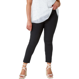 Roman Roman Black Curve Originals Full Length Stretch Trousers