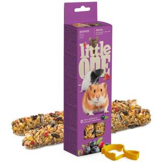 Little One Sticks med bær, 2x60 g Gnavergodbid