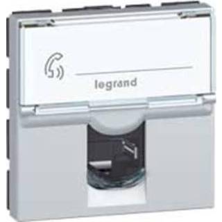 Legrand Cat. 6 udtag utp 2m alu