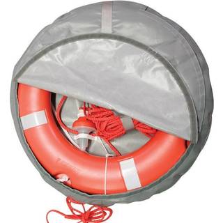 Redningskrans Lalizas Lifebuoy Ring SOLAS, Ø72/44 cm, rød, 2.5 kg + 30 meter flydeline + nødlys + etui