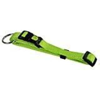 Halsbånd nylon - grøn 20 mm 40-55 cm