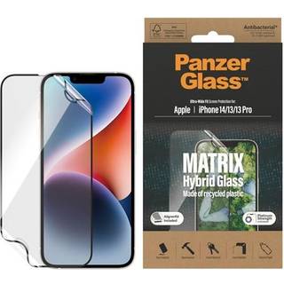 PanzerGlass MATRIX Screen Protector Apple iPhone 14 | 13 Pro | 13 | Ultra-Wide Fit w. AlignerKit