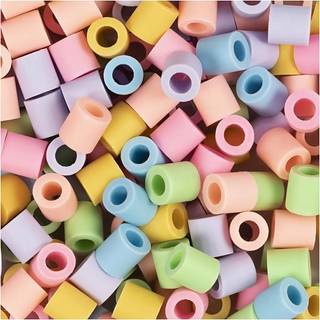 NABBI Biobeads rørperler - 1000 stk - Pastel Mix