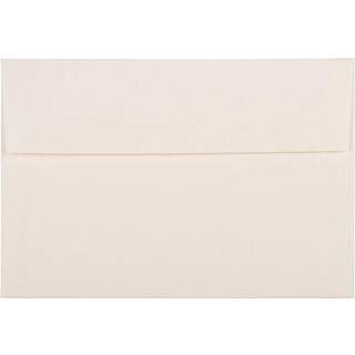 Jampapir A8 Strathmore Invitation Konvolutter - 5 1/2 x 8 1/8 - Natural White Laid - 50/Pack