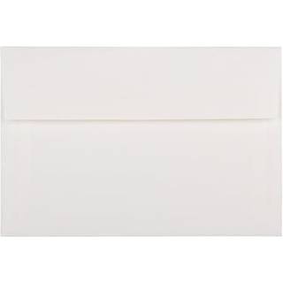 Jampapir A8 Strathmore Invitation Konvolutter - 5 1/2 x 8 1/8 - Bright White Wove - 50/Pack