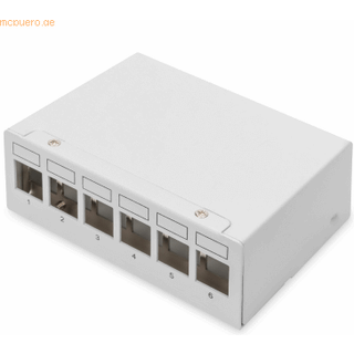 DIGITUS DN-93716 Desktop Modular Blank Patch Panel shielded 6-Port