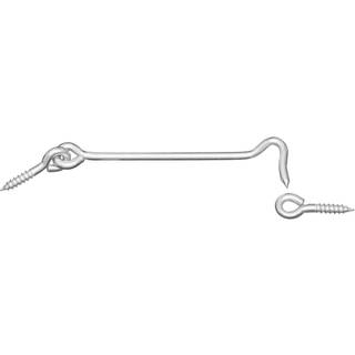 National hardware N226-381 V2000 kroge og øje i zinkbelagt