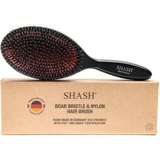 Siden 1869 Hand fremstillet i Tyskland - Nylon Boar Bristle Brush, der er egnet til normalt til tykt h?r - Detangler blidt uden at tr?kke eller s