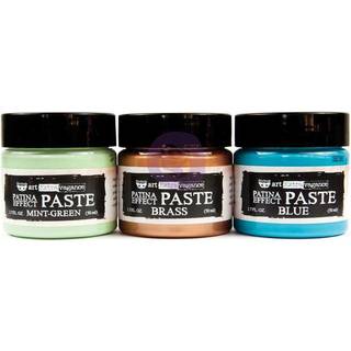 Prima Marketing Patina Effect Pasta 655350964351 Prima - Finnabair Art Extravagance Patina Effect Pasta Set -Mint Green Blue Brass; 1,7 fl oz hve