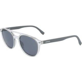 Lacoste Unisex L881S 057 Solbriller Injiceret Transparent Grå Rund Normal Fotokromatisk