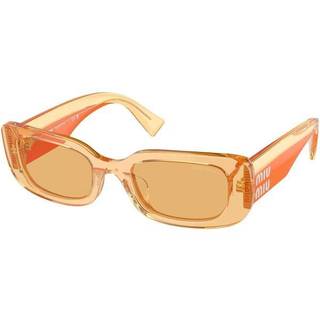 Miu Miu MU08YS 12M10B 51 Solbriller Kvinder Krystalklar - Transparent Orange - 51mm