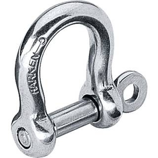 Lyresjækkel Harken 5mm Shallow Bow Shackle, Ø5 mm, 17 mm, rustfrit stål, med gevind vingeskrue