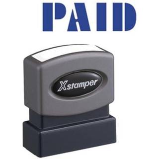 Shachihata Inc 1335 Betalt bl?kstempel 1/2inx1-5/8in bl? bl?k