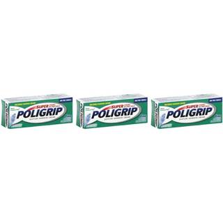 Super Poligrip -protese -kl?bende creme 0,75 oz rejsest?rrelse (pakke med 3)