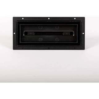 Fittes Flush Floor Vent [Lite] - 4 """" X10 """" - Matte sort
