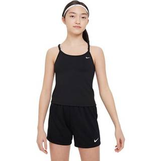 Nike Dri-Fit Big Kids Tank Sports Bras Girls - Black, Size M - black