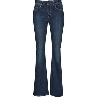 Levi'stil kvinder. A3410-0014 Jeans 726 Hr Flare Dark Indigo - Brugt i Navy (28/34), Blå, Casual, Bomuld, Denim, Bæredygtig