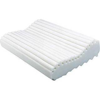 OBUSFORME CERVICAL NECK PILLOW | Plisseret hukommelsesskumoverflade fremmer luftcirkulation | 4-i-1 konturpude, der tilbyder medium til fast supp