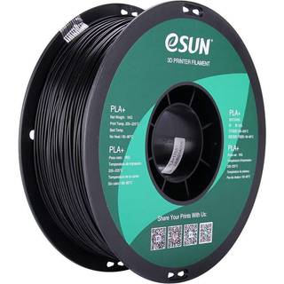 esun pla pro (PLA +) 3D-printerfilament dimensionel n?jagtighed +/- 0,03 mm 1 kg spole 1,75 mm sort