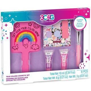 3C4G Graffiti True Colours Cosmetic Set - Graffiti Glam Makeup Kit til piger - B?rn Makeup Starter Kit med Lip Gloss Eyeshadow Blush & More - Kid